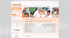Desktop Screenshot of interima.ch